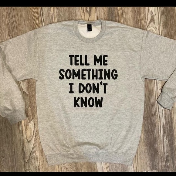 Tell me something crew neck - Picture 1 of 2